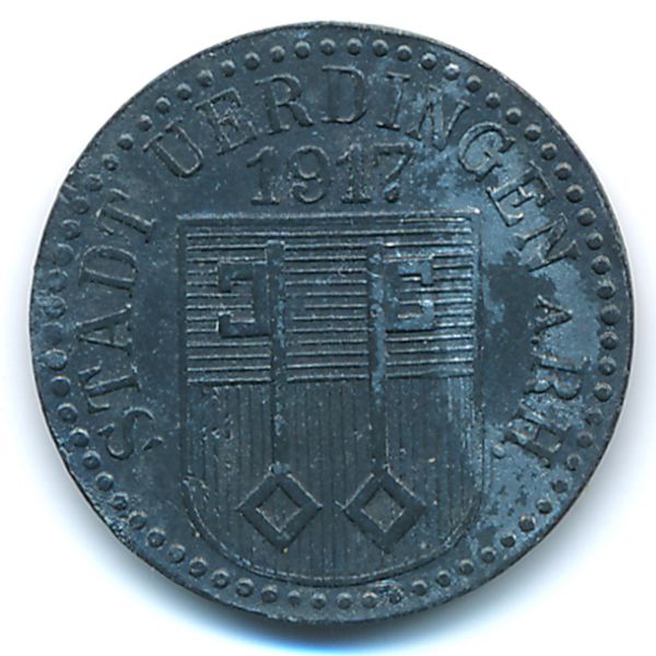 Уердинген., 5 пфеннигов (1917 г.)