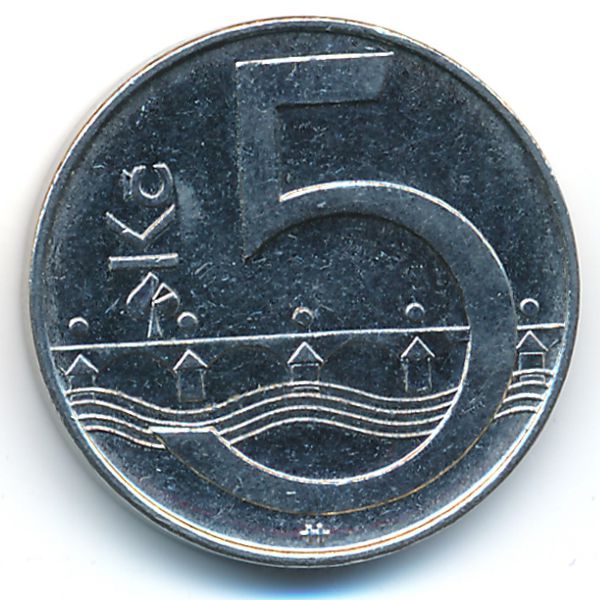 Чехия, 5 крон (2010 г.)