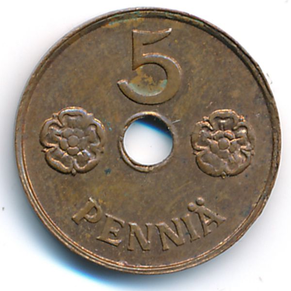 Финляндия, 5 пенни (1942 г.)