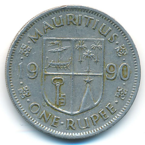 Маврикий, 1 рупия (1990 г.)