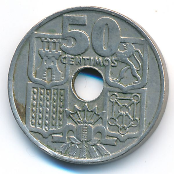 Испания, 50 сентимо (1963 г.)