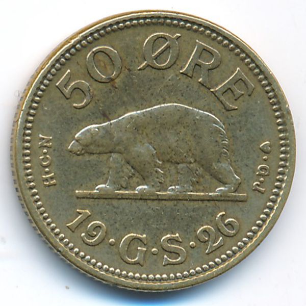 Гренландия, 50 эре (1926 г.)