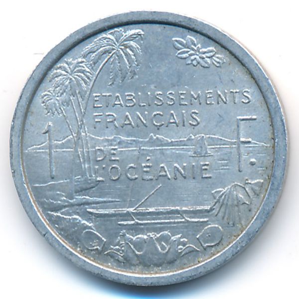Французская Океания, 1 франк (1949 г.)