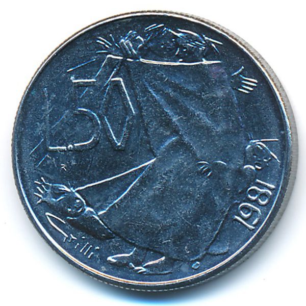 Сан-Марино, 50 лир (1981 г.)