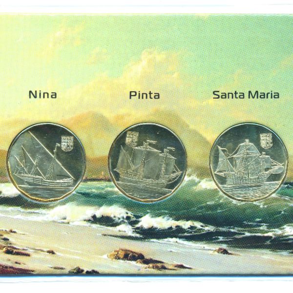 Гуанахани., Набор монет (2020 г.)