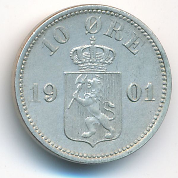 Норвегия, 10 эре (1901 г.)