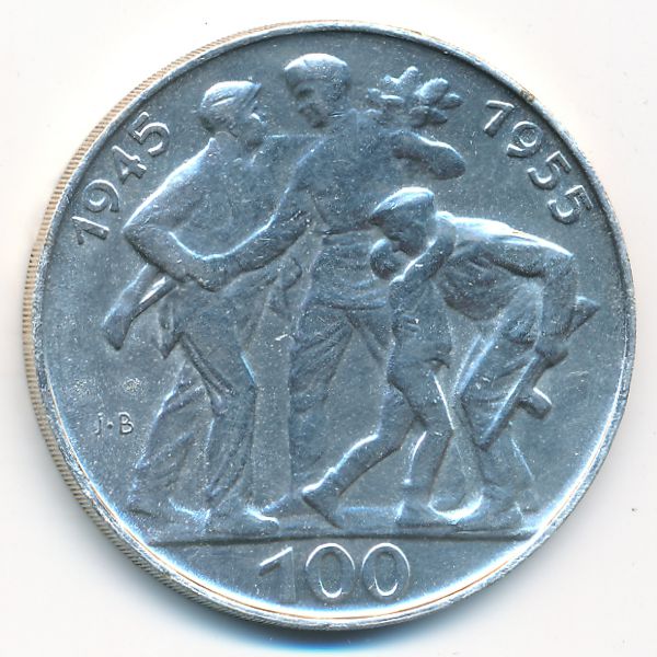 Чехословакия, 100 крон (1955 г.)