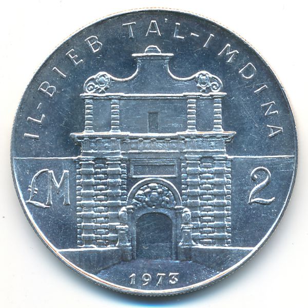 Мальта, 2 фунта (1973 г.)