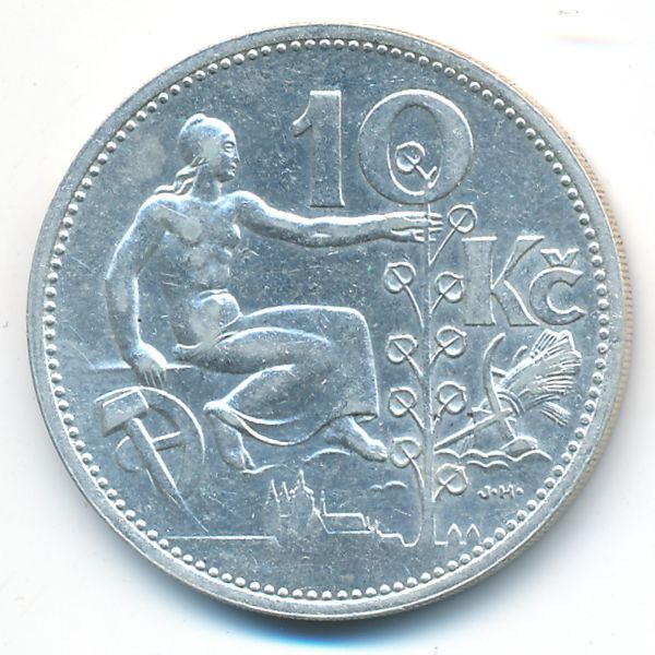 Чехословакия, 10 крон (1932 г.)