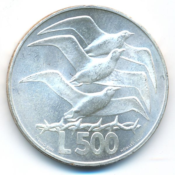 Сан-Марино, 500 лир (1975 г.)