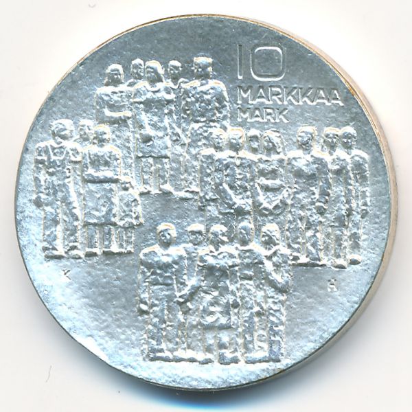 Финляндия, 10 марок (1977 г.)