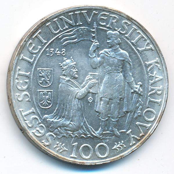 Чехословакия, 100 крон (1948 г.)