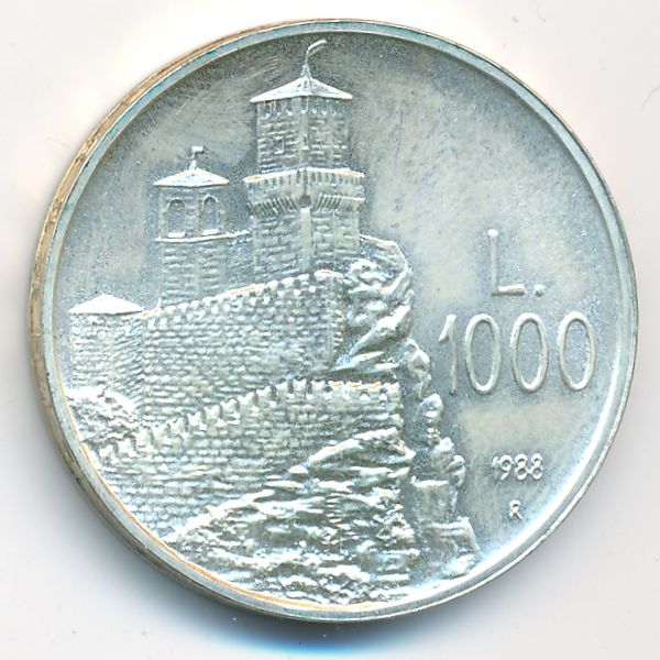 Сан-Марино, 1000 лир (1988 г.)