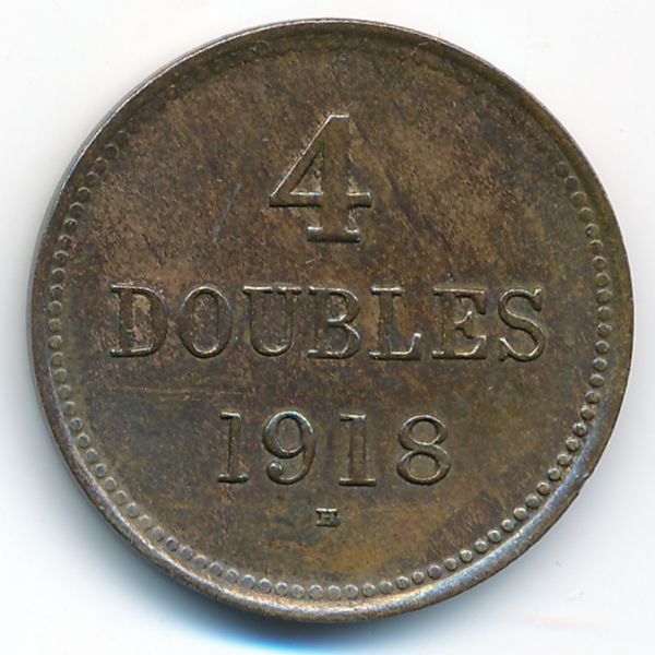 Гернси, 4 дубля (1918 г.)