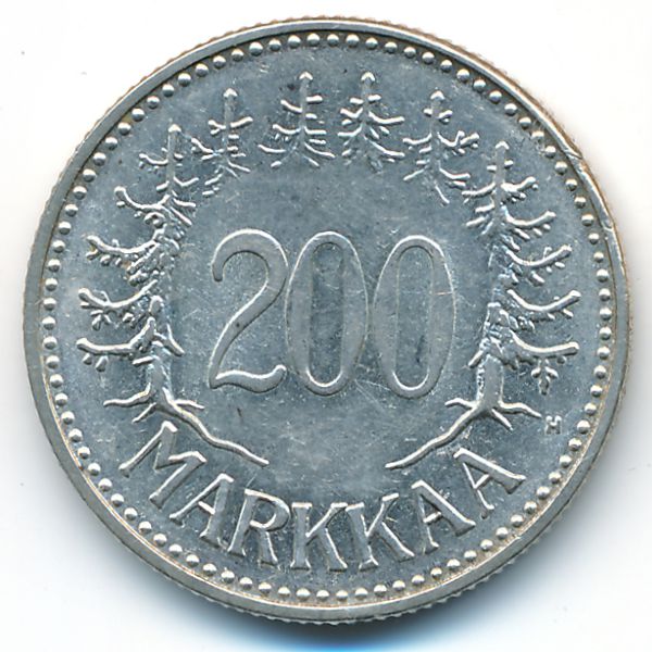 Финляндия, 200 марок (1957 г.)