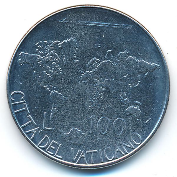 Ватикан, 100 лир (1985 г.)