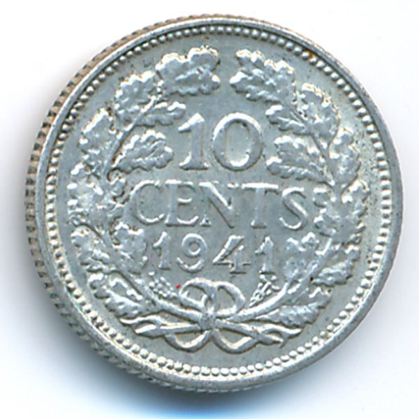 Нидерланды, 10 центов (1941 г.)