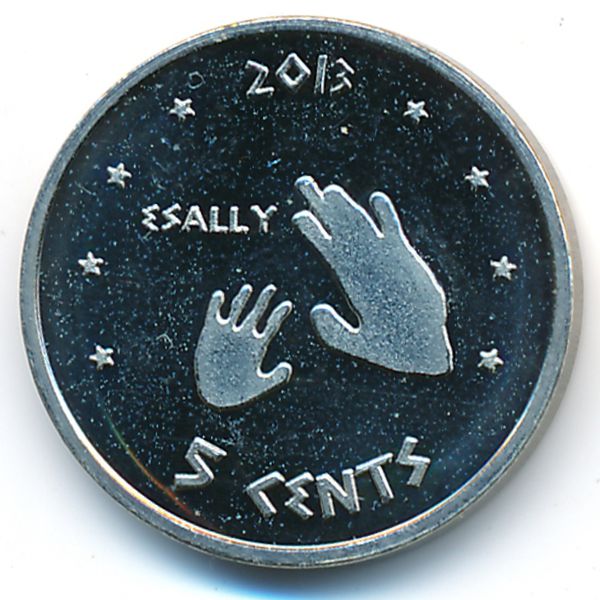 Индейская резервация Ла-Поста., 5 центов (2013 г.)