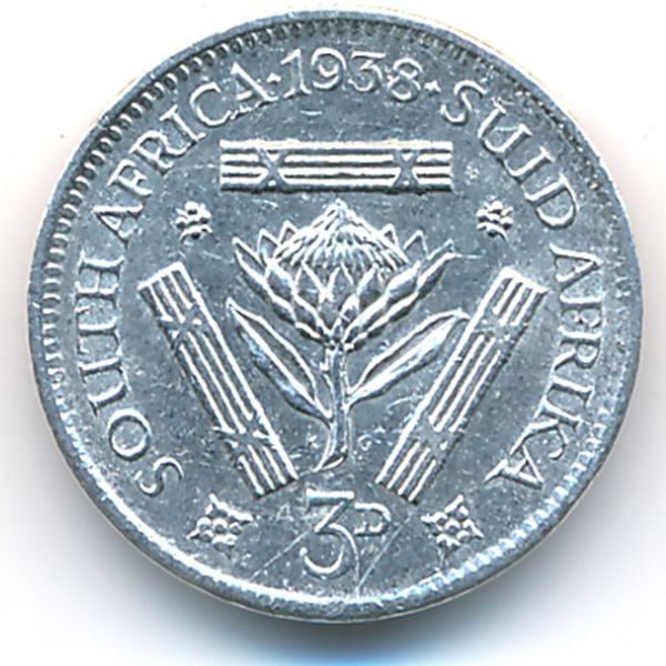 ЮАР, 3 пенса (1938 г.)