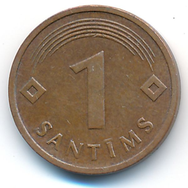 Латвия, 1 сантим (1992 г.)