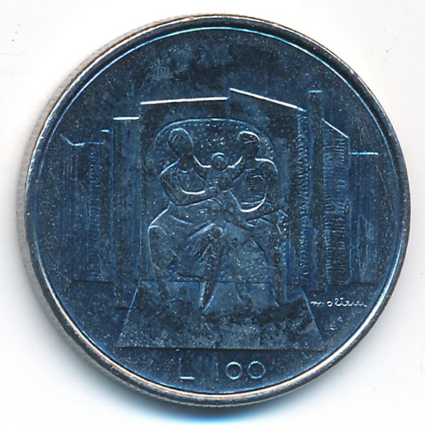 Сан-Марино, 100 лир (1976 г.)