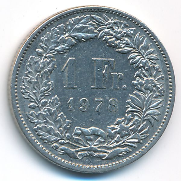 Швейцария, 1 франк (1978 г.)