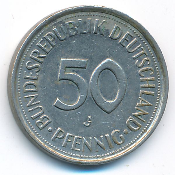 ФРГ, 50 пфеннигов (1985 г.)