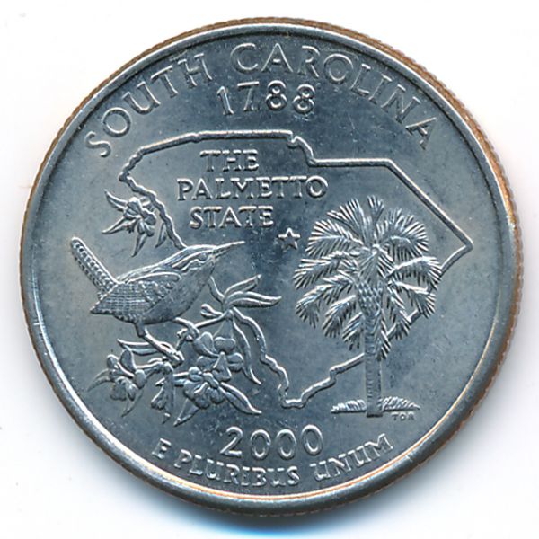 США, 1/4 доллара (2000 г.)