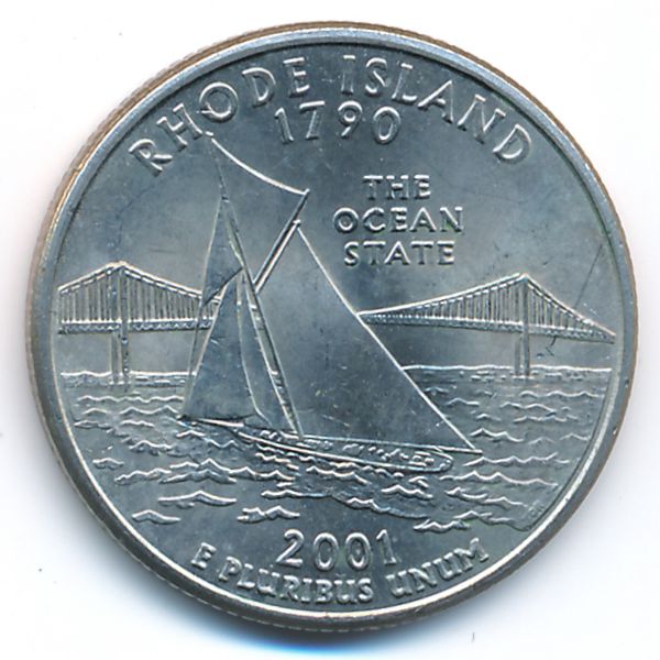 США, 1/4 доллара (2001 г.)