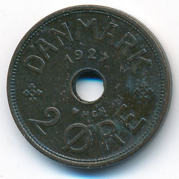 Дания, 2 эре (1927 г.)