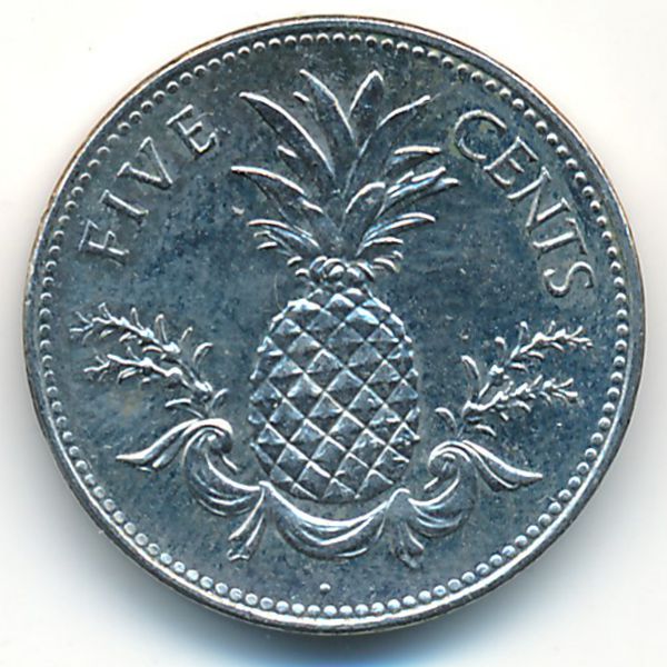 Багамские острова, 5 центов (2005 г.)