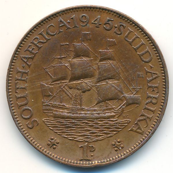 ЮАР, 1 пенни (1945 г.)