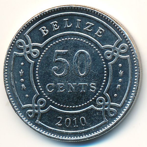 Белиз, 50 центов (2010 г.)