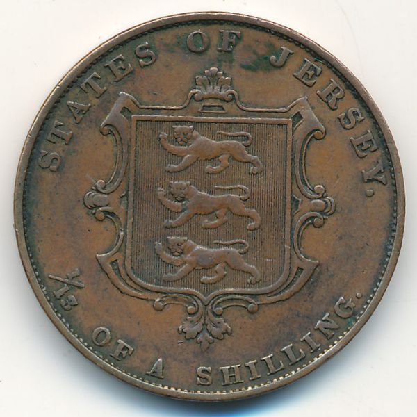 Джерси, 1/13 шиллинга (1858 г.)