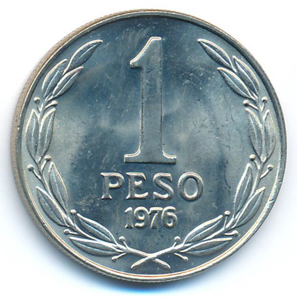Чили, 1 песо (1976 г.)