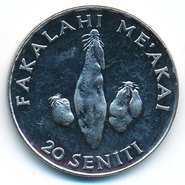Тонга, 20 сенити (2002 г.)