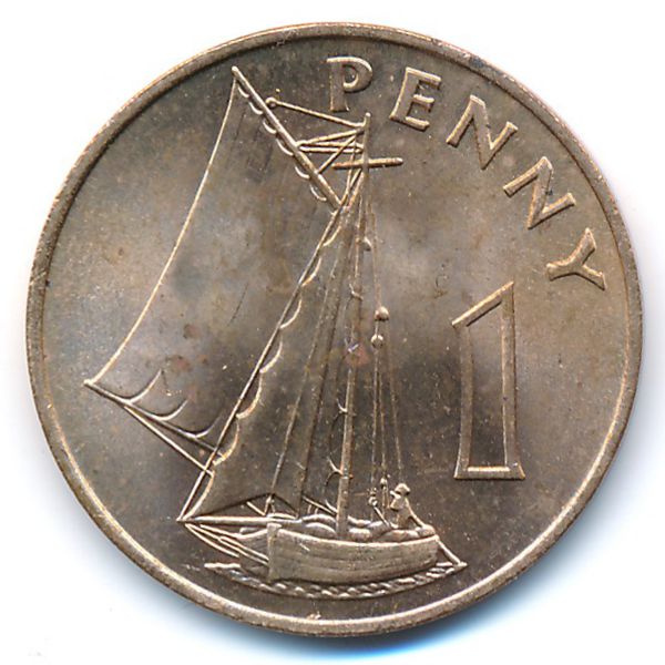 Гамбия, 1 пенни (1966 г.)