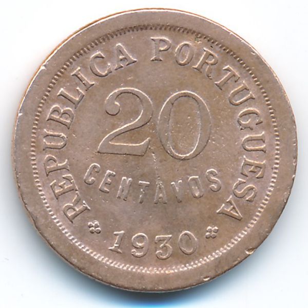 Кабо-Верде, 20 сентаво (1930 г.)