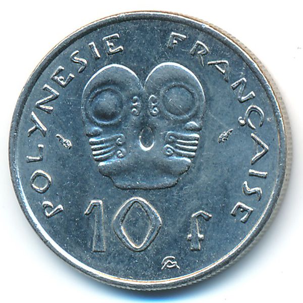 Французская Полинезия, 10 франков (1993 г.)