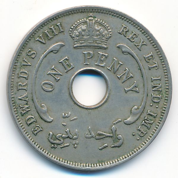 Британская Западная Африка, 1 пенни (1936 г.)
