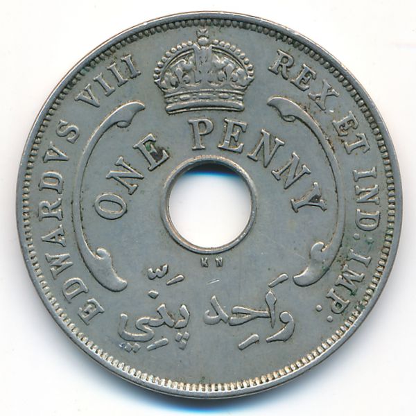 Британская Западная Африка, 1 пенни (1936 г.)