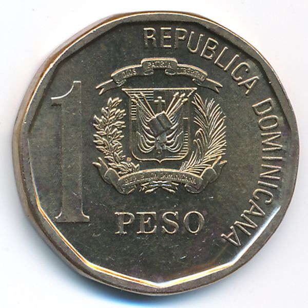 Доминиканская республика, 1 песо (2008 г.)
