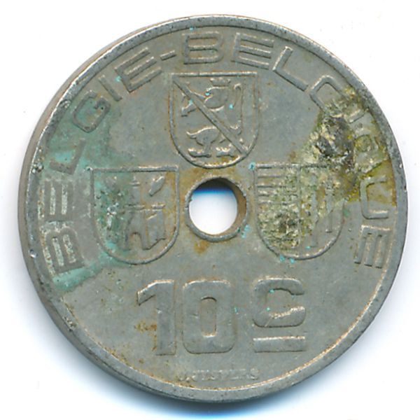 Бельгия, 10 сентим (1939 г.)