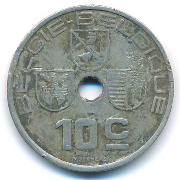 Бельгия, 10 сентим (1939 г.)