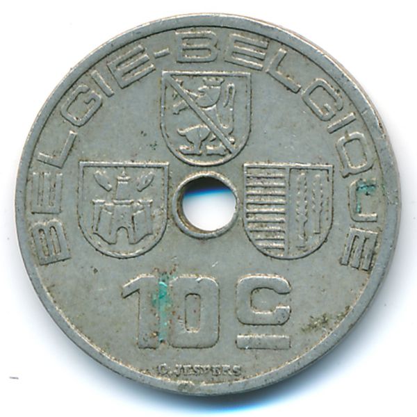 Бельгия, 10 сентим (1939 г.)