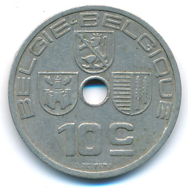Бельгия, 10 сентим (1939 г.)