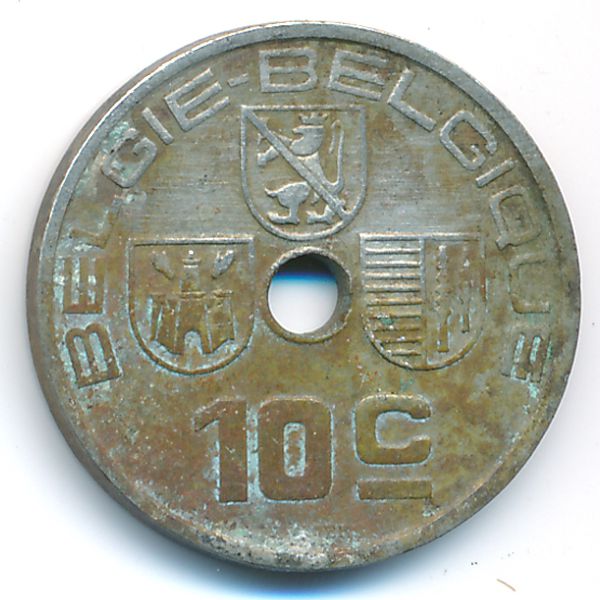 Бельгия, 10 сентим (1939 г.)