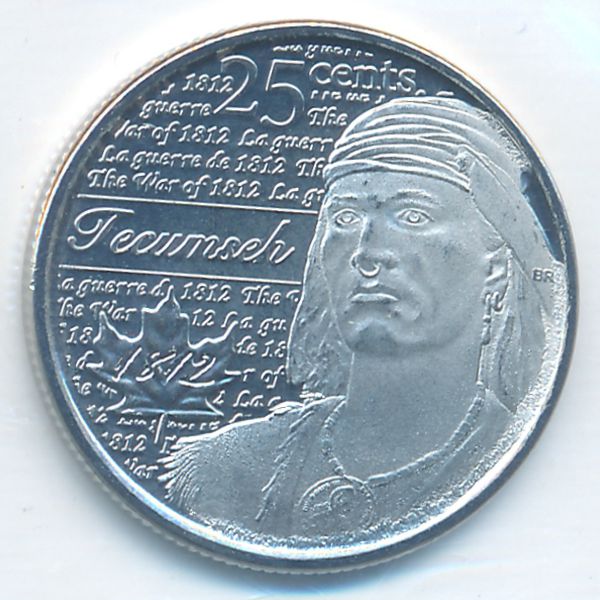 Канада, 25 центов (2012 г.)