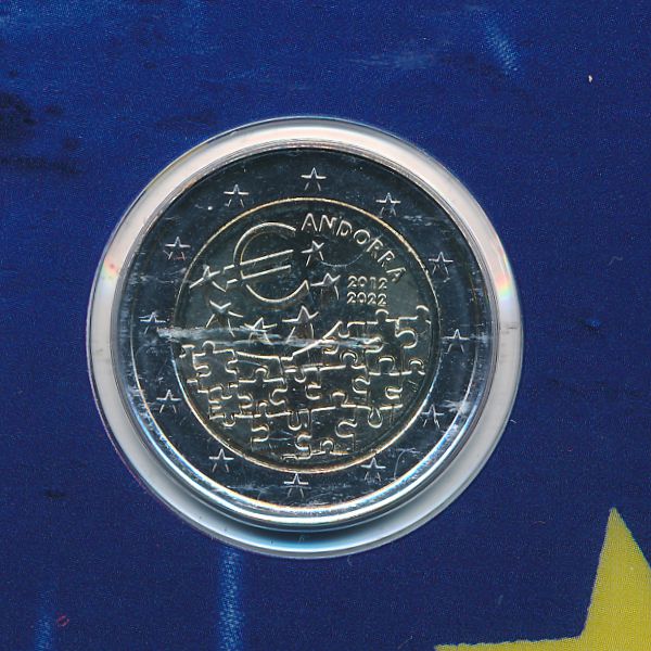 Андорра, 2 евро (2022 г.)