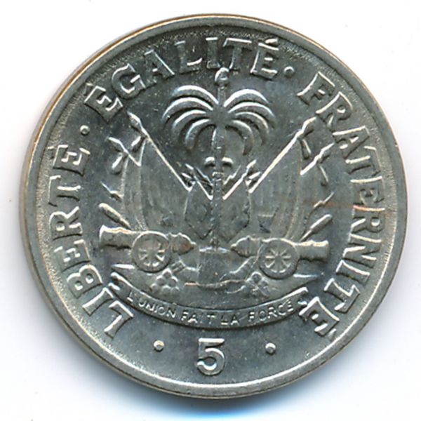 Гаити, 5 сентим (1953 г.)